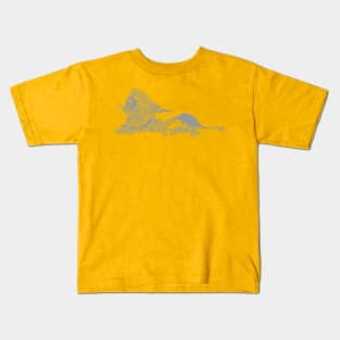 Li(on)e Art! Gray! Kids T-Shirt